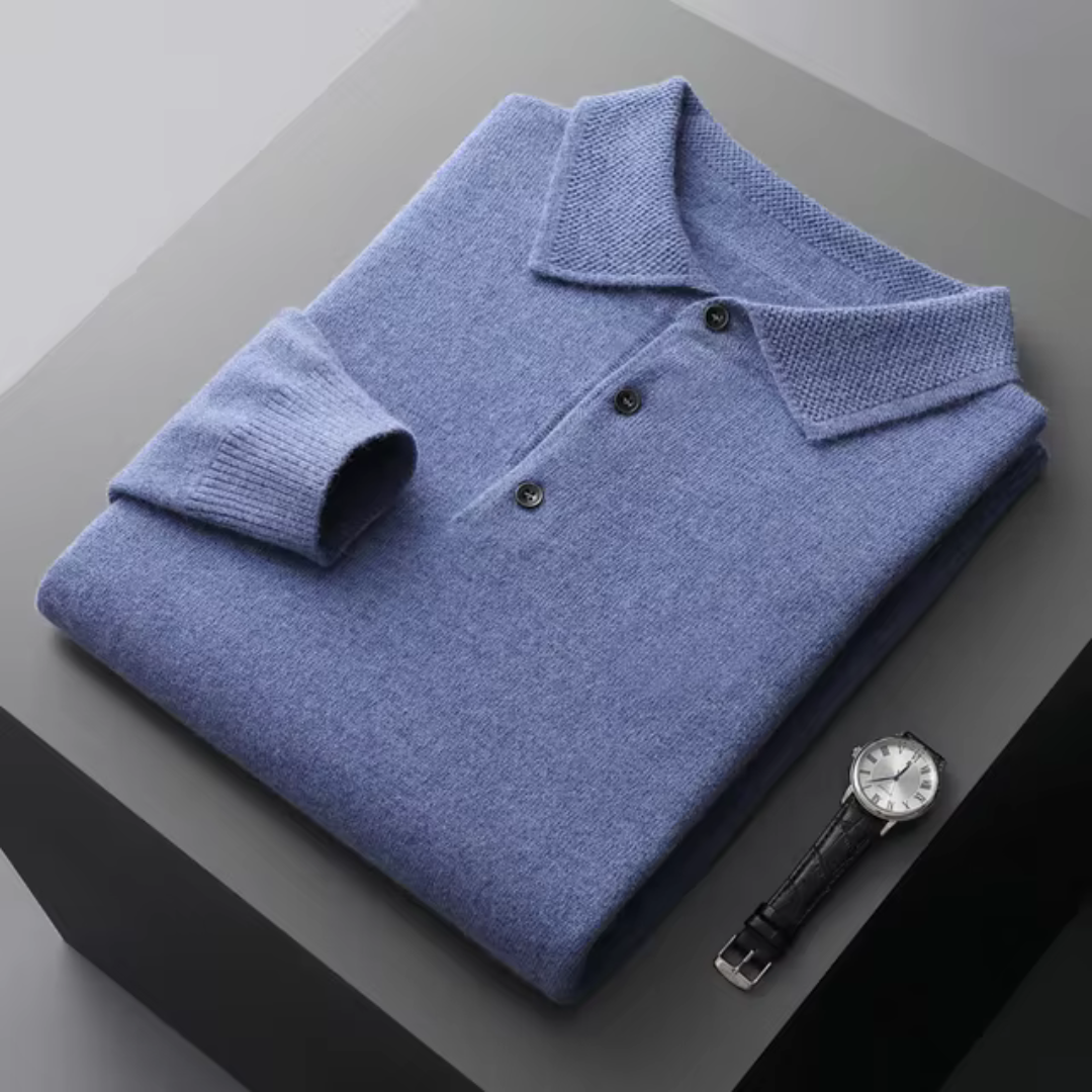 Pull Polo Chaud en Tricot pour Homme | Doux et Confortable