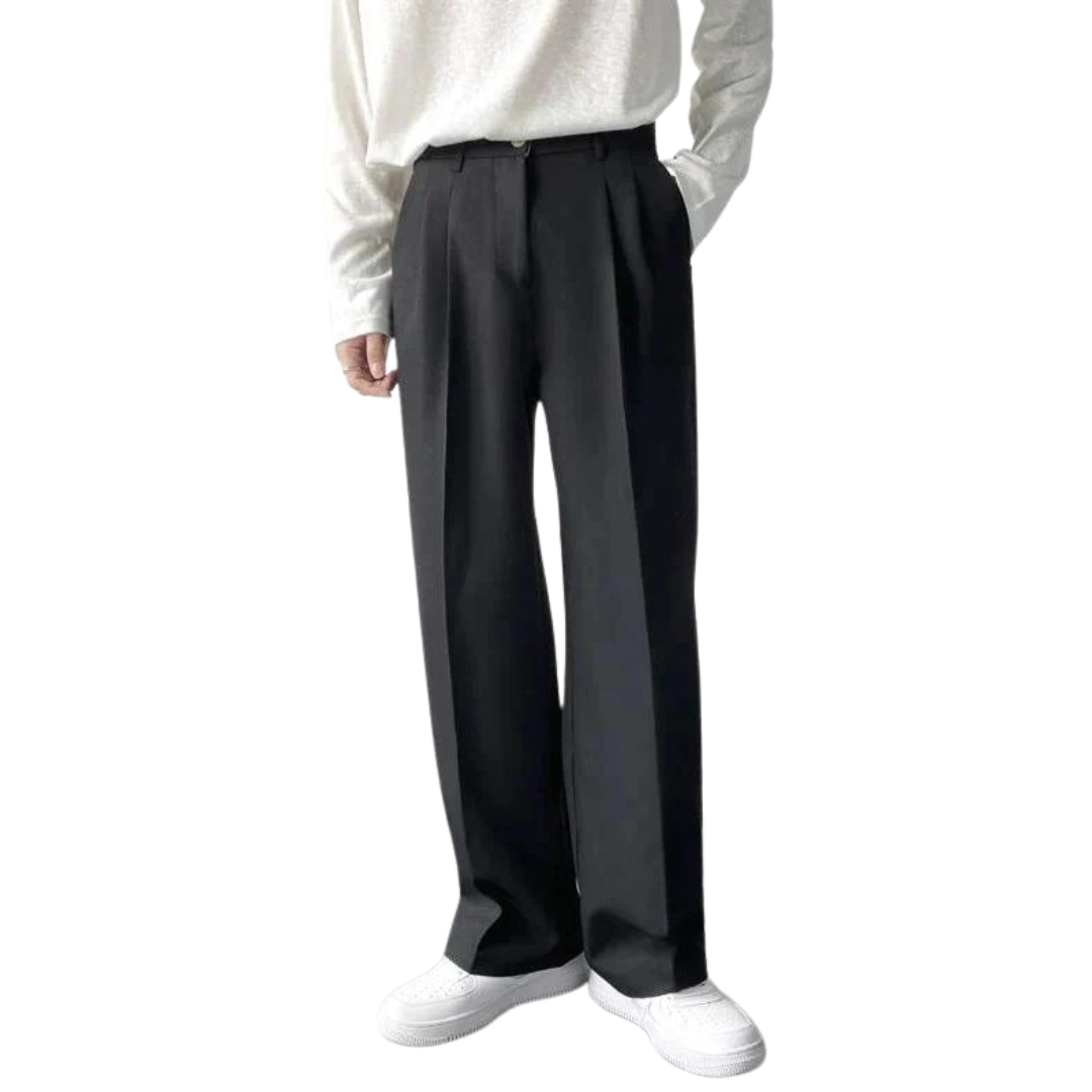Pantalon à Jambes Larges pour Homme | Pantalon Élégant & Pantalon de Costume