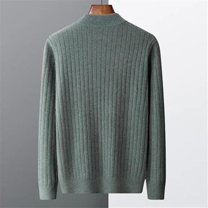 Cardigan d’Hiver Chaud avec Fermeture Éclair pour Homme | Doux & Confortable