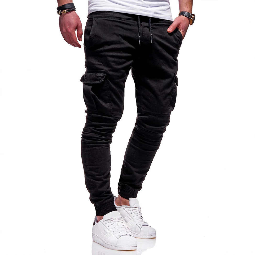 Pantalon Cargo Jogger Slim Fit Confortable pour Homme | Pantalon Utilitaire avec Poches Latérales