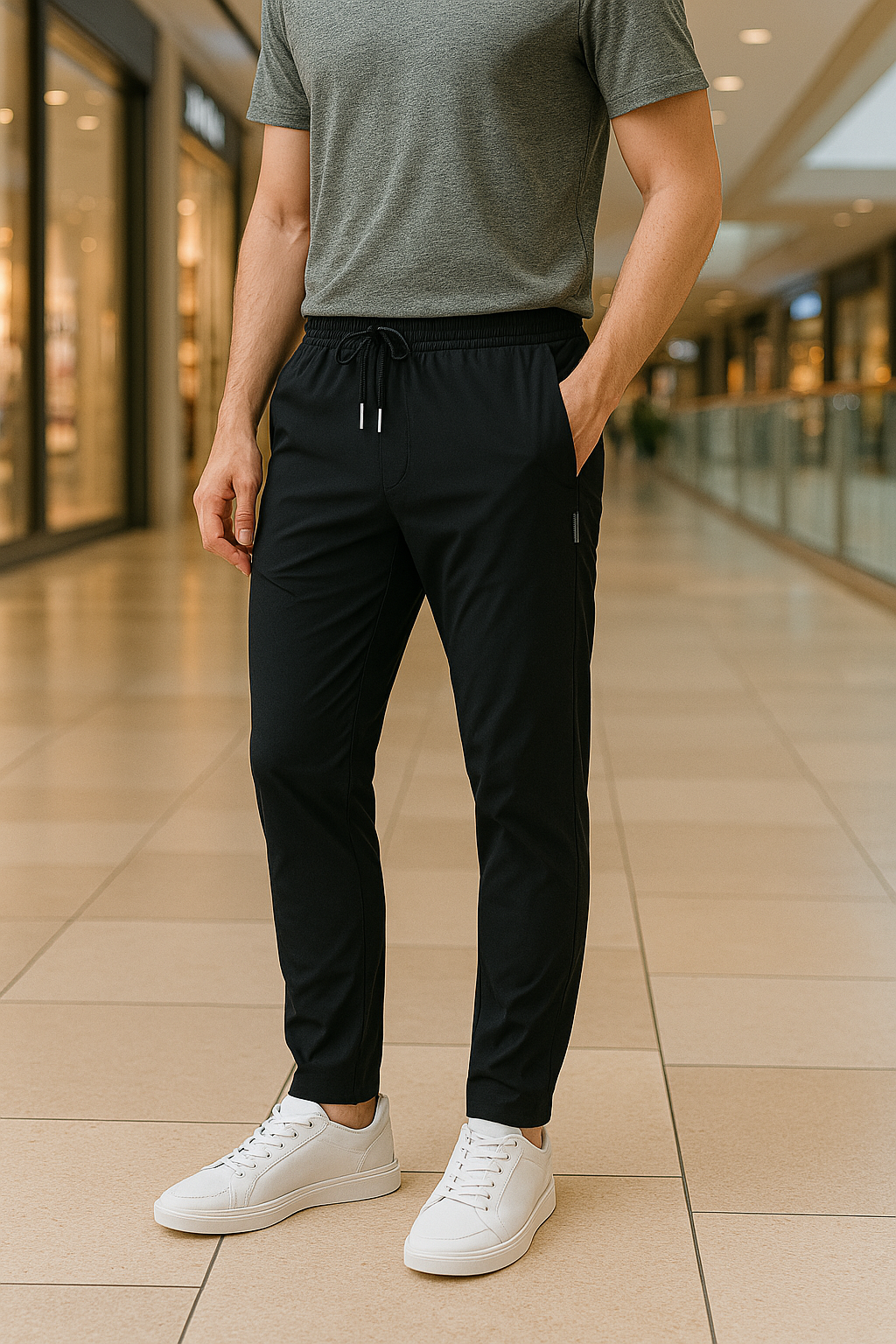 Pantalon Jogger à Coupe Décontractée pour Homme | Pantalon à Cordon Confortable