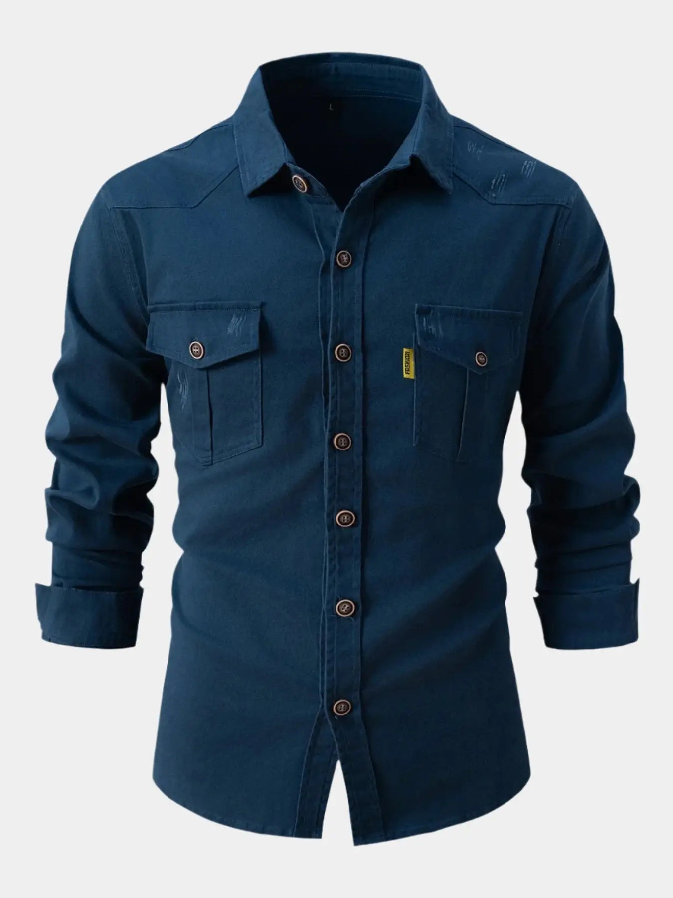 Surchemise Slim Fit à Boutons pour Homme | Veste d’Hiver Chaude