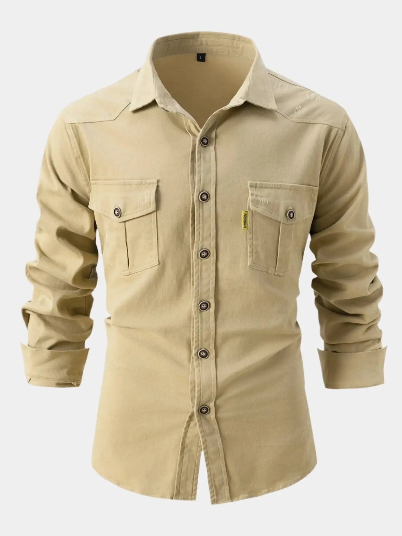 Surchemise Slim Fit à Boutons pour Homme | Veste d’Hiver Chaude
