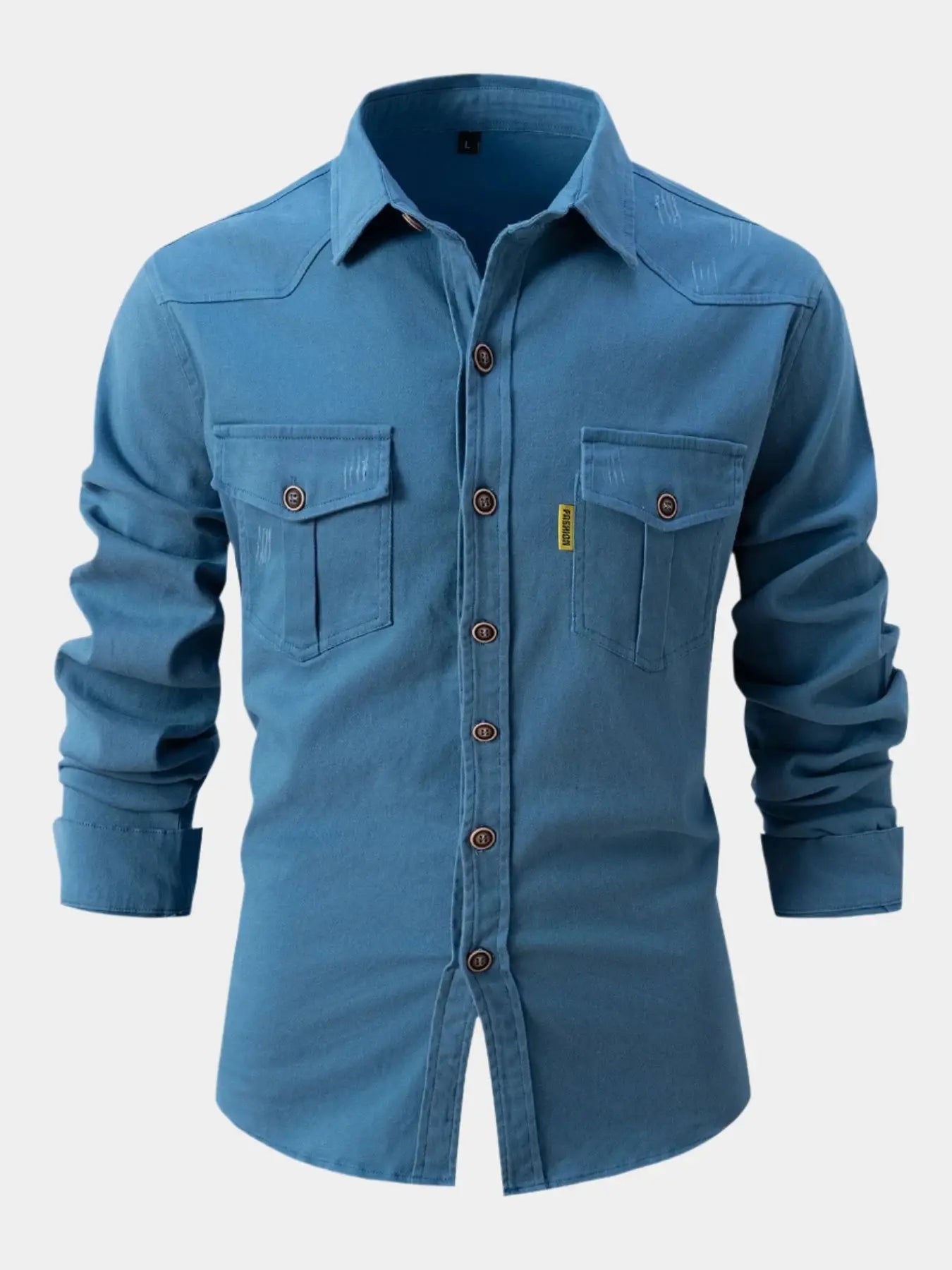 Surchemise Slim Fit à Boutons pour Homme | Veste d’Hiver Chaude