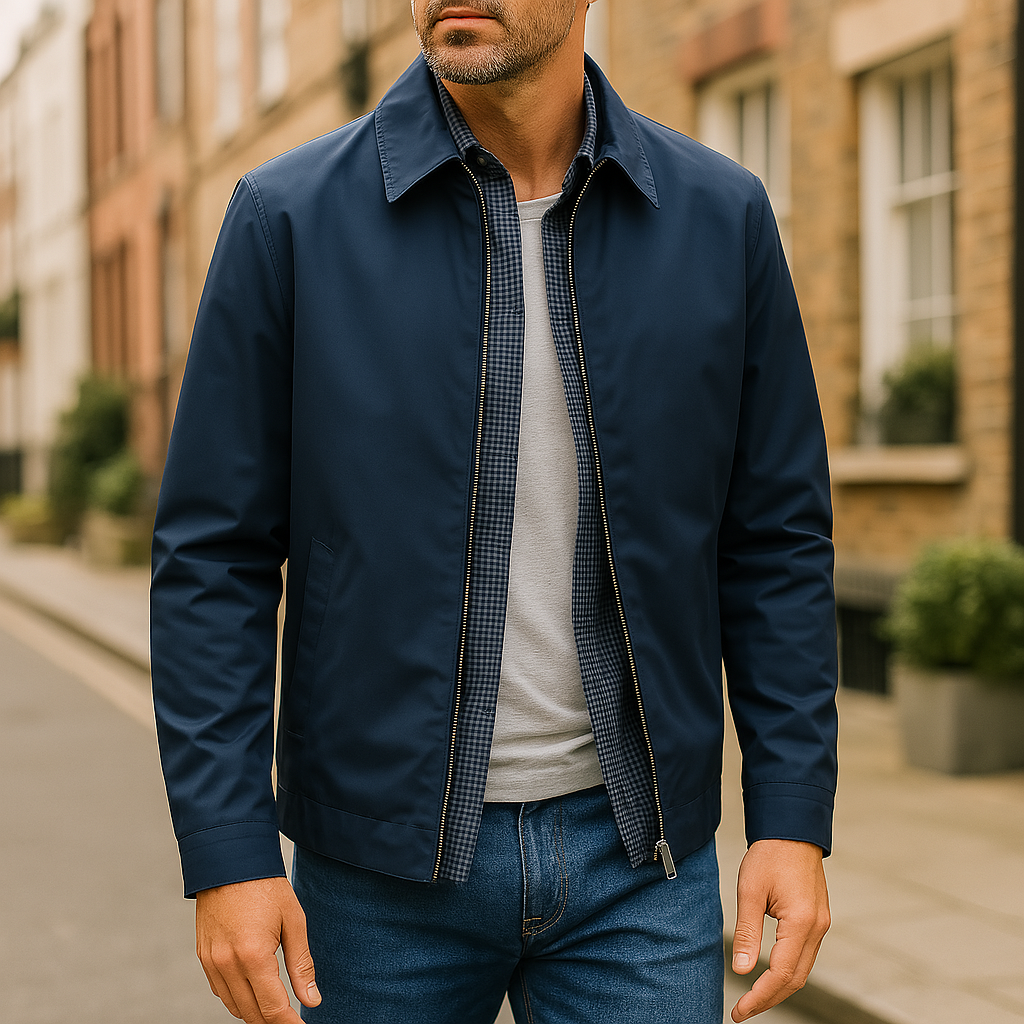 Veste Légère Chaude Zippée pour Homme | Veste Coupe-Vent d’Hiver