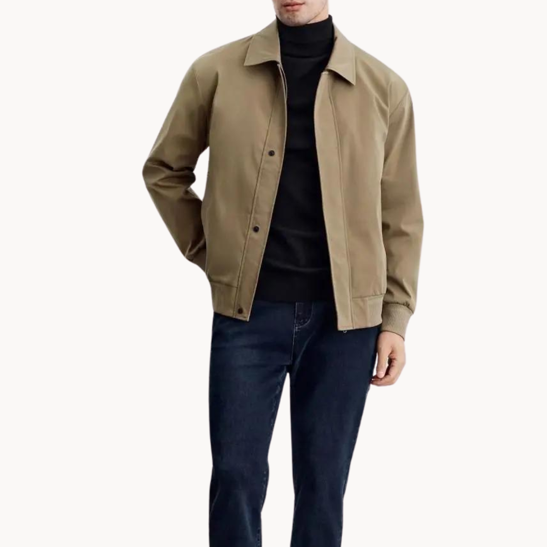 Veste Harrington Légère d’Hiver pour Homme | Veste Chaude à Coupe Ample