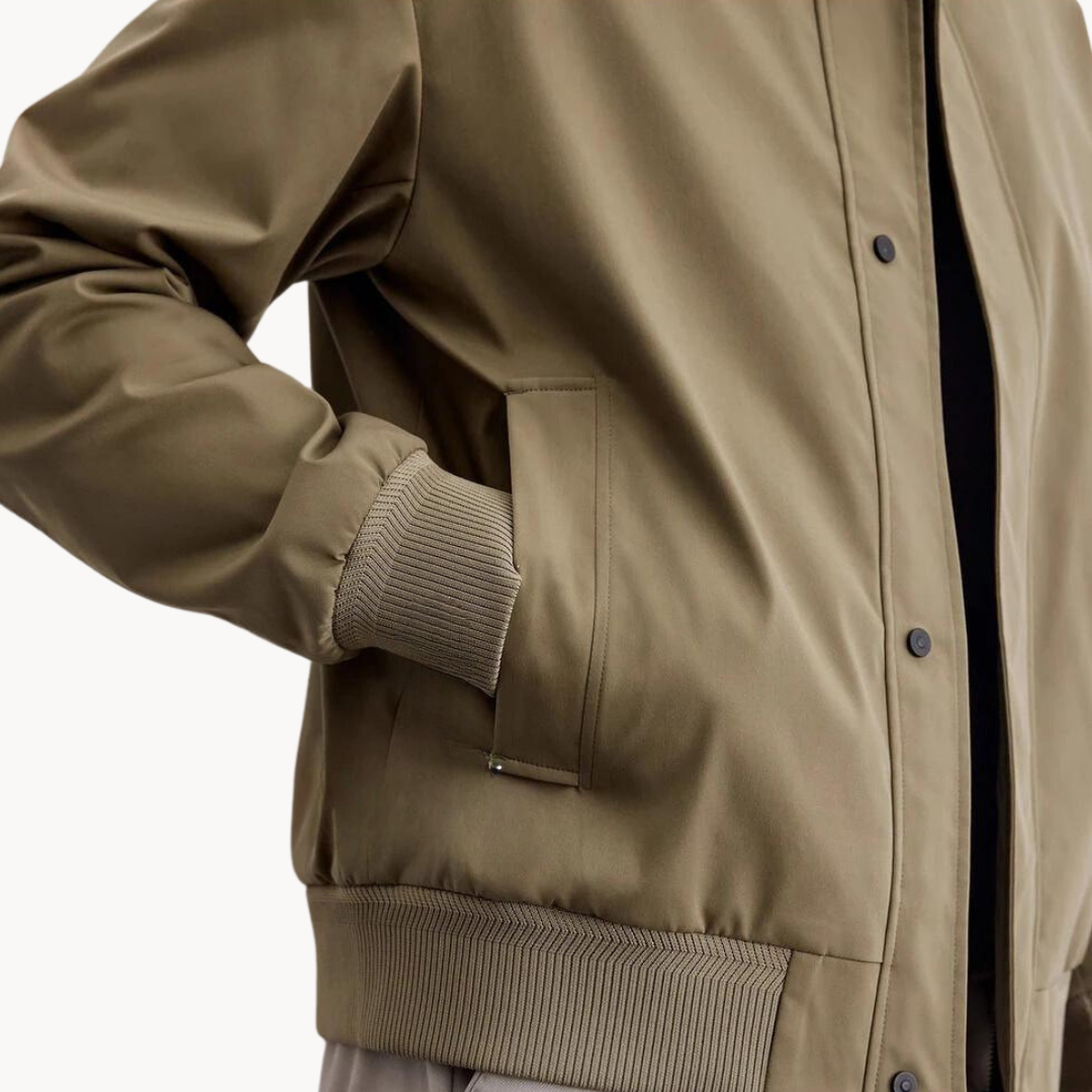 Veste Harrington Légère d’Hiver pour Homme | Veste Chaude à Coupe Ample