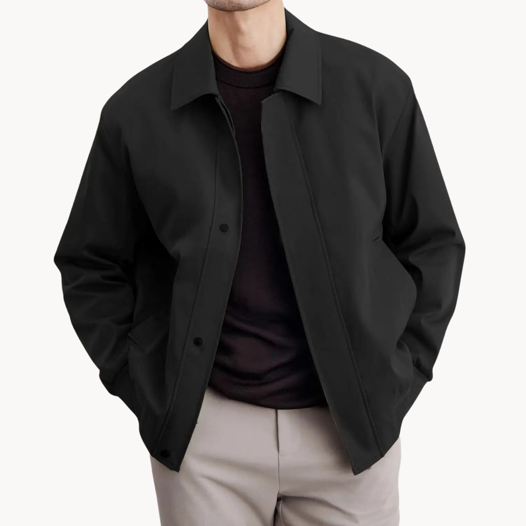 Veste Harrington Légère d’Hiver pour Homme | Veste Chaude à Coupe Ample