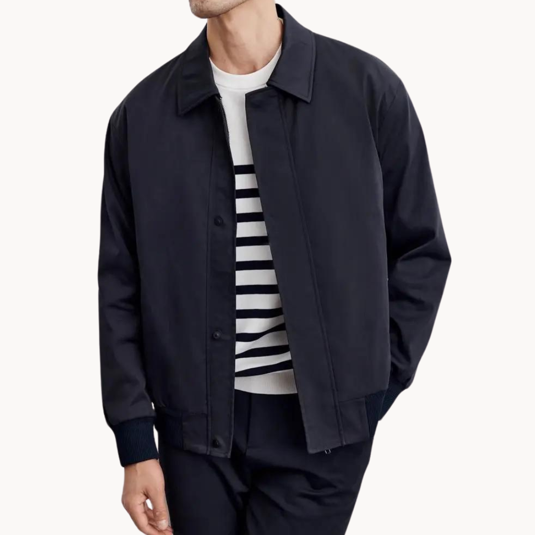 Veste Harrington Légère d’Hiver pour Homme | Veste Chaude à Coupe Ample