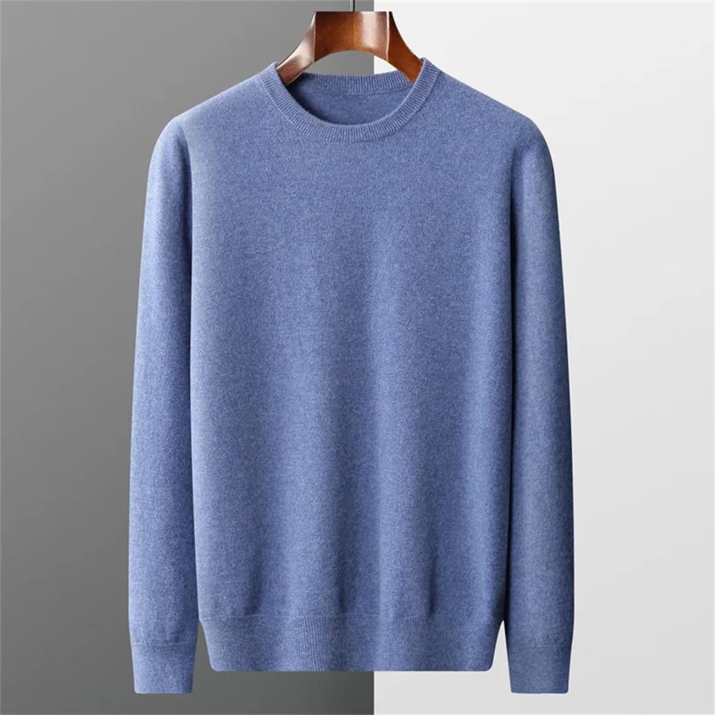 Pull Classique à Col Rond en Maille pour Homme | Pull d’Hiver Doux et Confortable