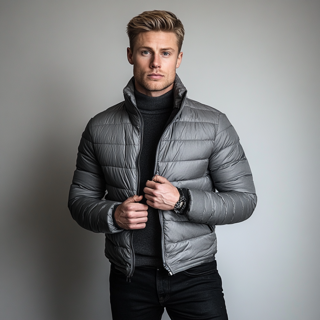 Veste Matelassée Légère pour Homme | Doudoune d’Hiver Extra Chaude