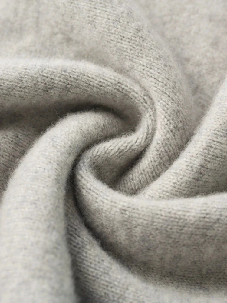 Pull à Col Polo avec Capuche pour Homme | Pull d’Hiver à Manches Longues Chaud