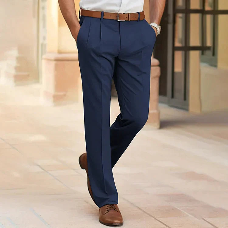 Pantalon Habillé Droit pour Homme | Pantalon Classique Slim Fit