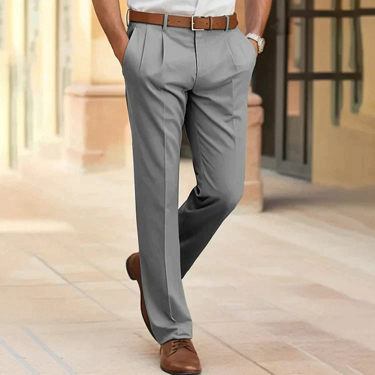 Pantalon Habillé Droit pour Homme | Pantalon Classique Slim Fit