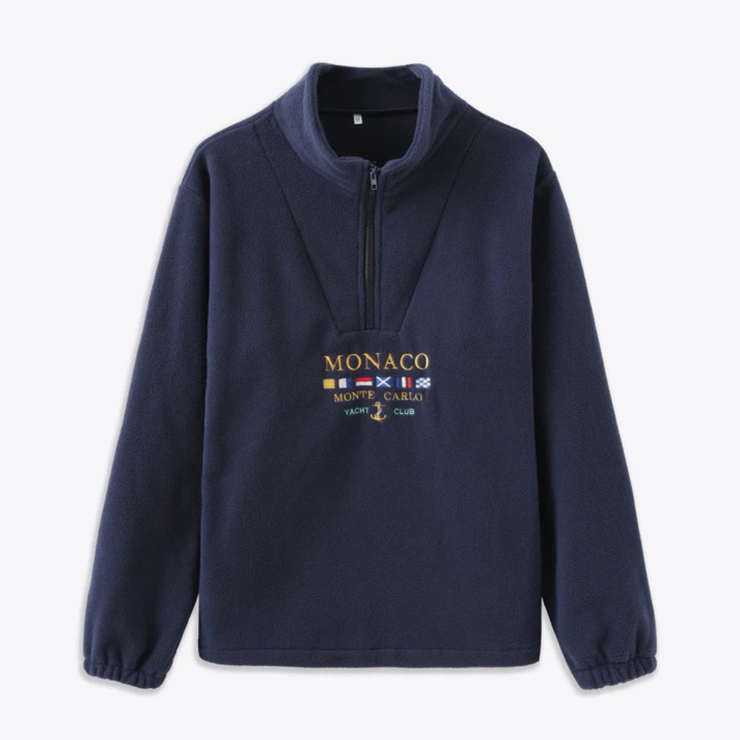 Pull Brodé Monaco Monte-Carlo pour Homme | Pull d’Hiver