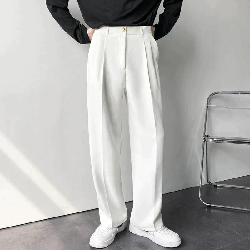 Pantalon à Jambes Larges pour Homme | Pantalon Élégant & Pantalon de Costume