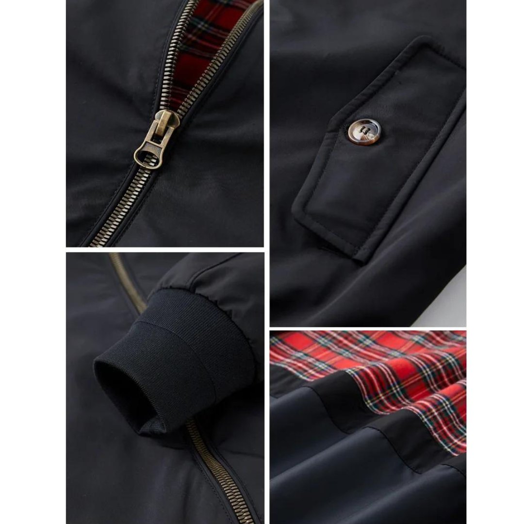 Veste Harrington Classique Légère pour Homme | Blouson Bombardier Coupe-Vent