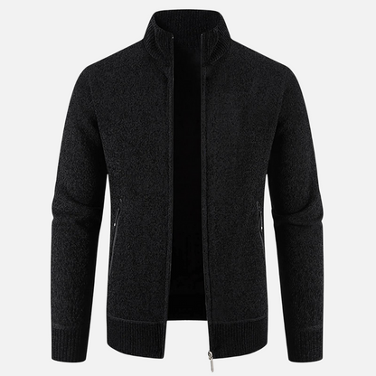 Cardigan Chaud à Fermeture Zippée pour Homme | Pull d’Hiver Confortable