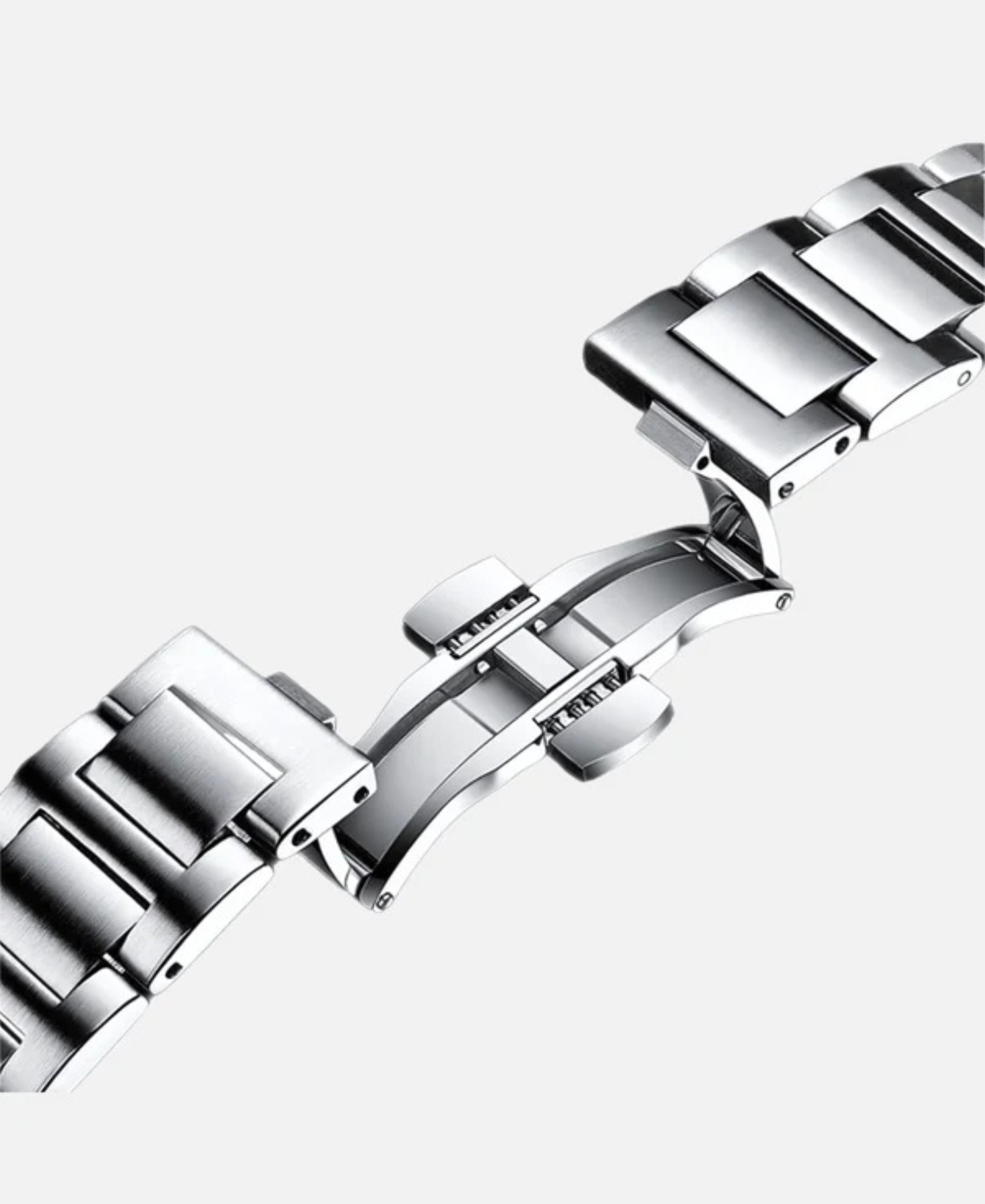 Montre de Luxe en Acier Inoxydable pour Homme | Résistante à l’Eau avec Affichage de la Date