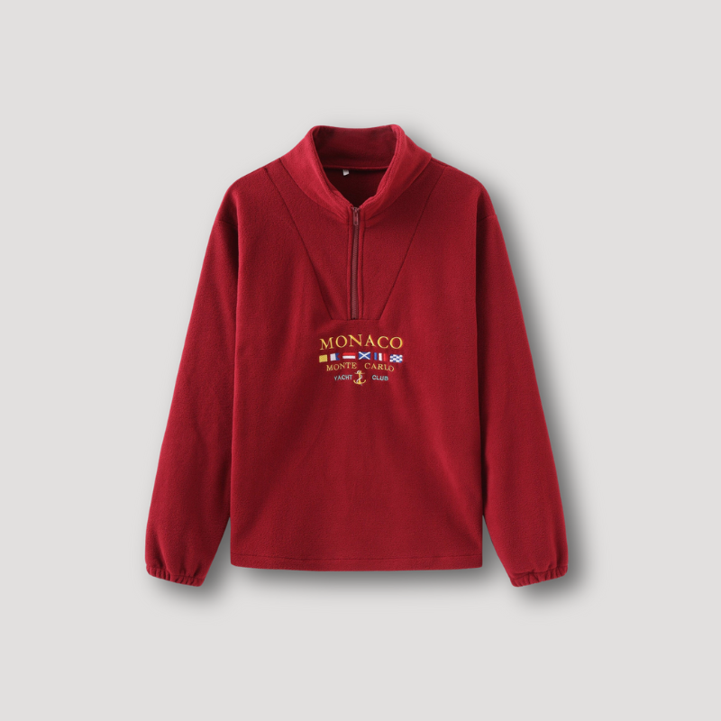 Pull Brodé Monaco Monte-Carlo pour Homme | Pull d’Hiver