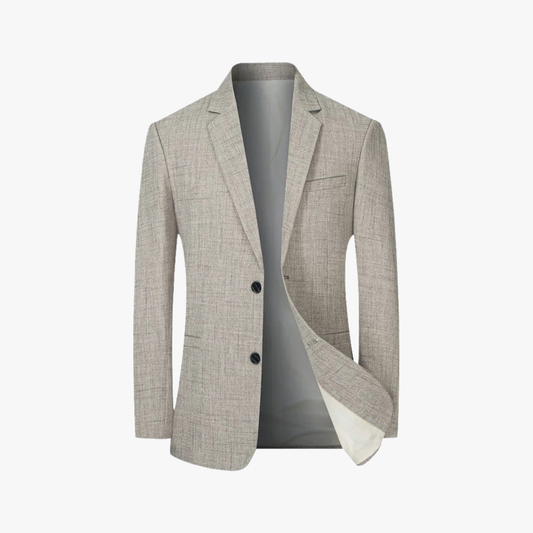 Blazer Slim Fit à Manches Longues pour Homme | Veste de Costume Formelle