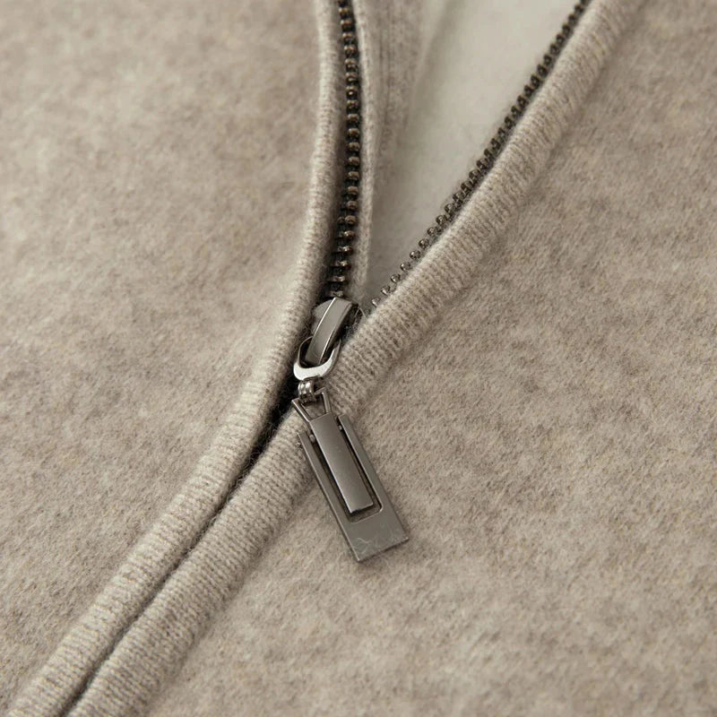 Sweat à Capuche Zippé Léger pour Homme | Sweat d’Hiver Doux et Chaleureux