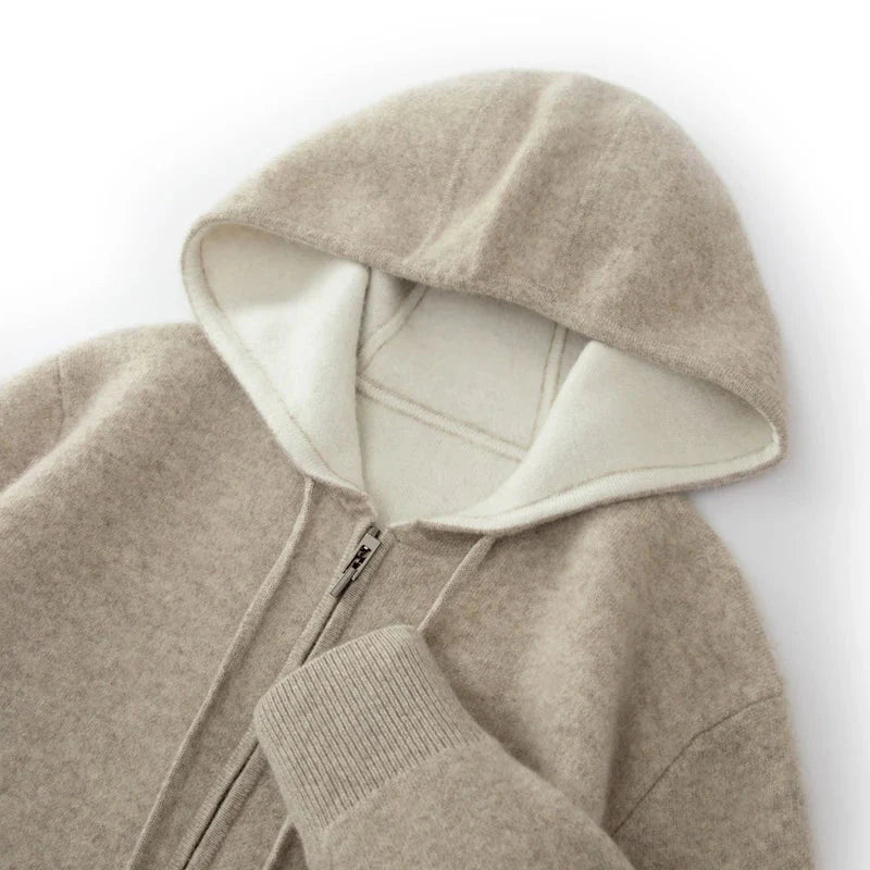 Sweat à Capuche Zippé Léger pour Homme | Sweat d’Hiver Doux et Chaleureux
