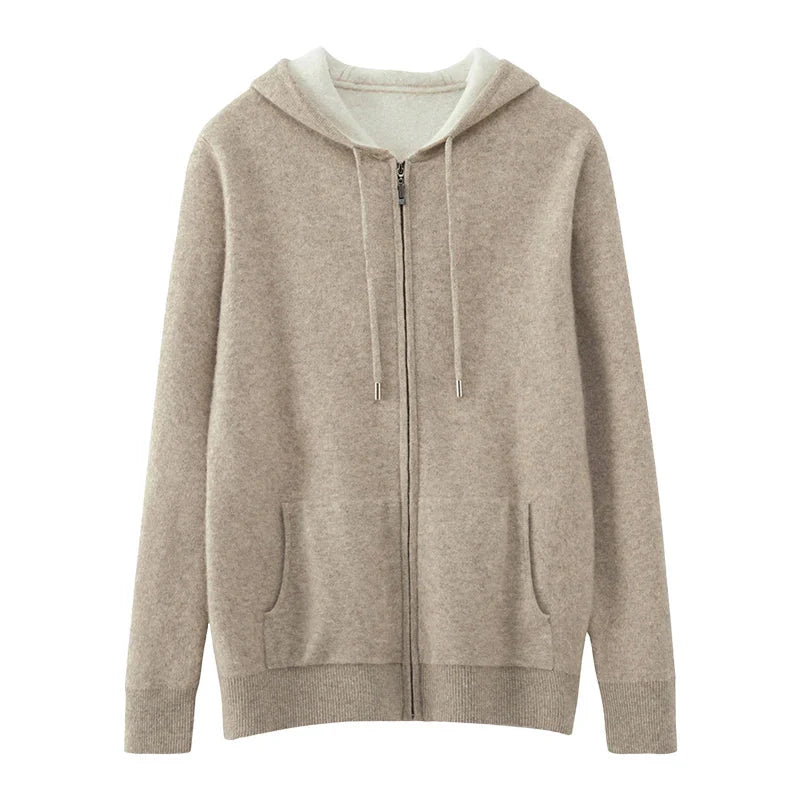 Sweat à Capuche Zippé Léger pour Homme | Sweat d’Hiver Doux et Chaleureux