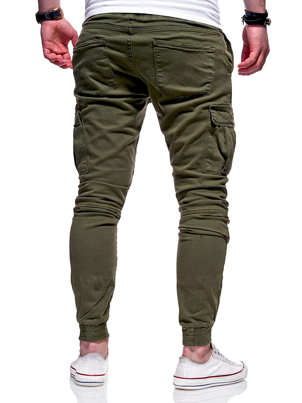 Pantalon Cargo Jogger Slim Fit Confortable pour Homme | Pantalon Utilitaire avec Poches Latérales