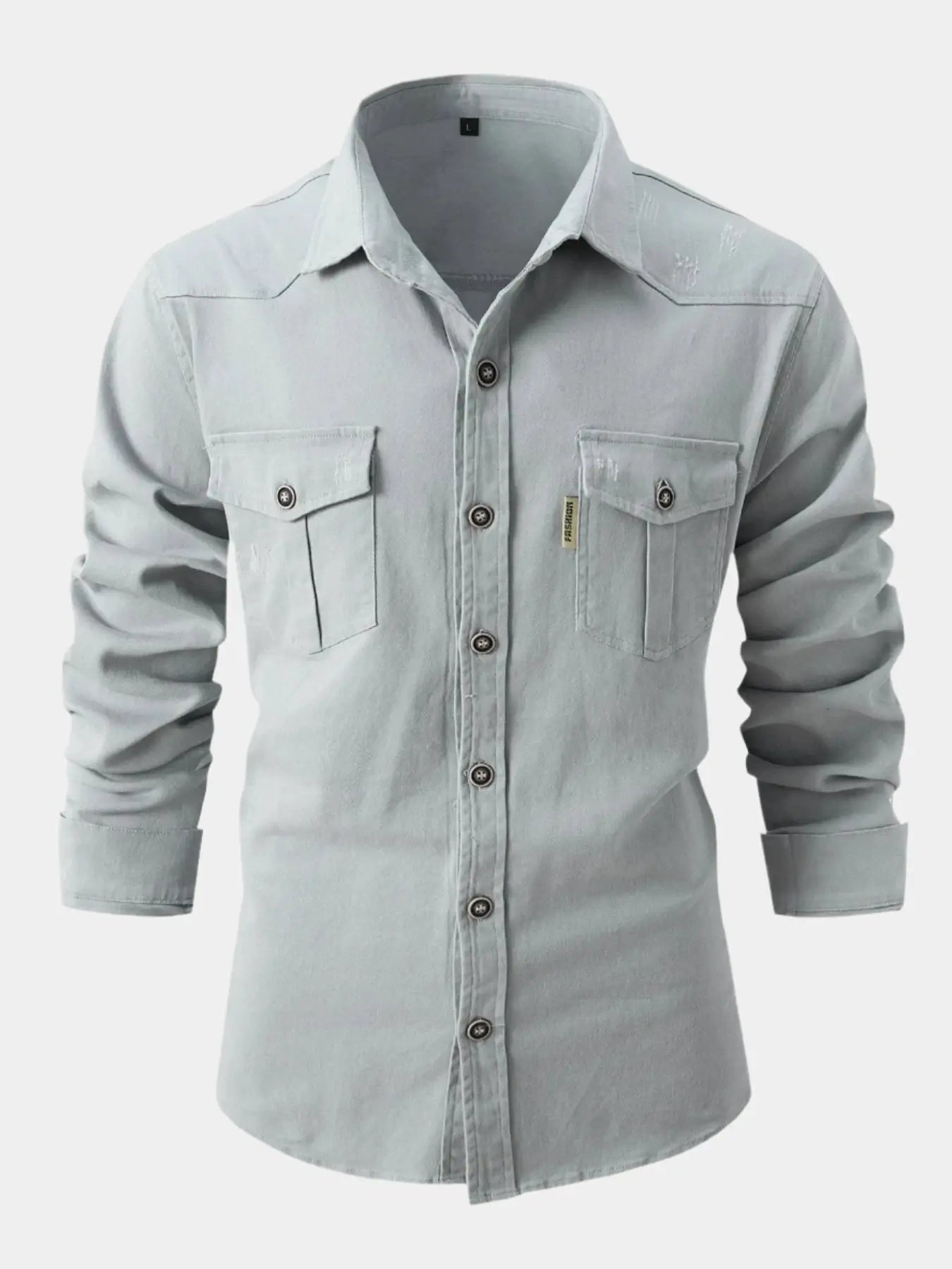 Surchemise Slim Fit à Boutons pour Homme | Veste d’Hiver Chaude