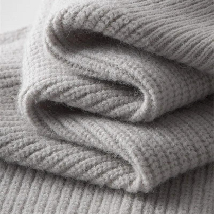 Cardigan Zippé en Maille Côtelée pour Homme | Pull Chaud