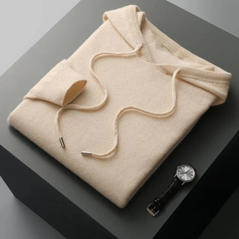 Pull à Capuche en Maille Douce pour Homme | Pull Chaud d’Hiver