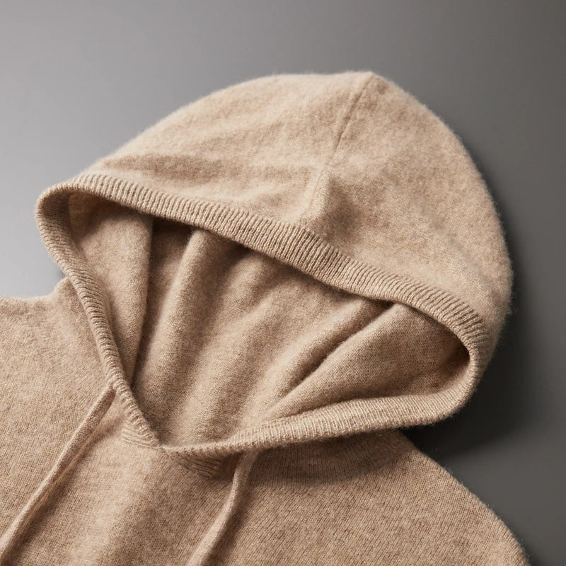 Pull à Capuche en Maille Douce pour Homme | Pull Chaud d’Hiver