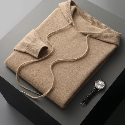 Pull à Capuche en Maille Douce pour Homme | Pull Chaud d’Hiver