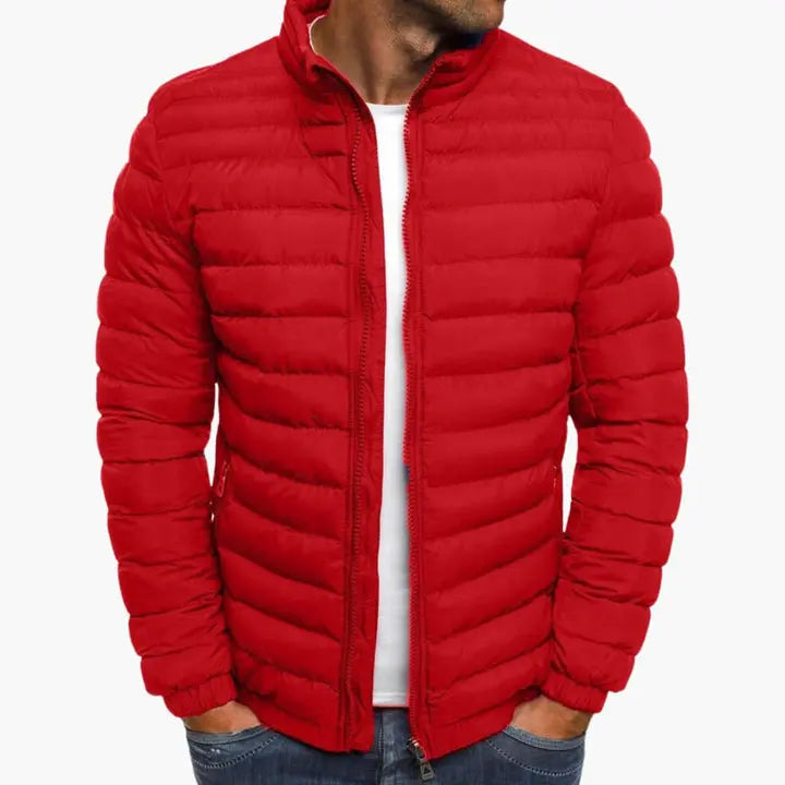 Veste Doudoune Matelassée Slim Fit pour Homme | Veste Légère d’Hiver Chaude
