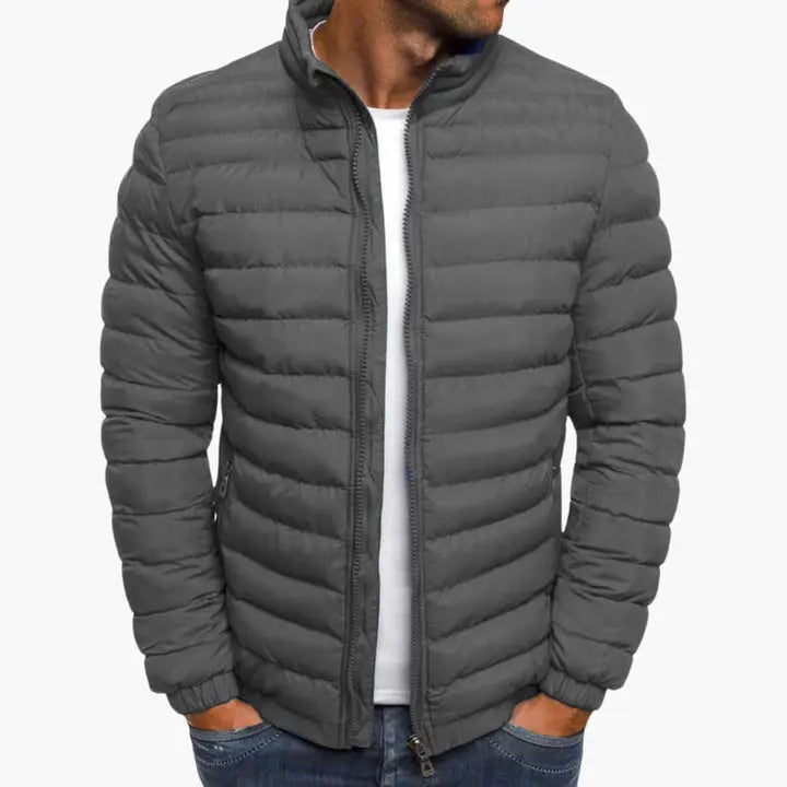 Veste Doudoune Matelassée Slim Fit pour Homme | Veste Légère d’Hiver Chaude