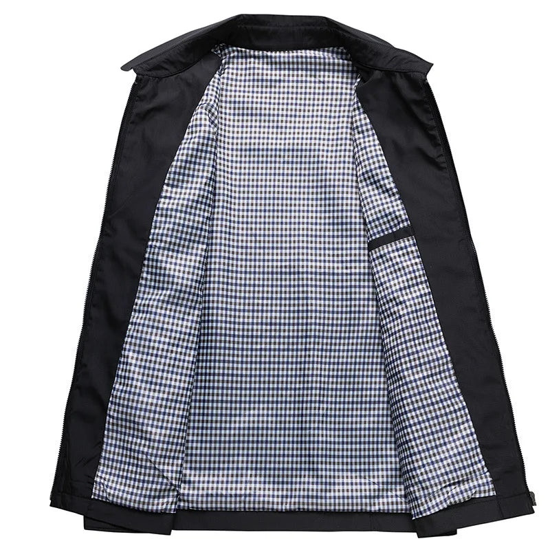 Veste Coupe-Vent Légère Zippée pour Homme | Veste d’Hiver Confortable