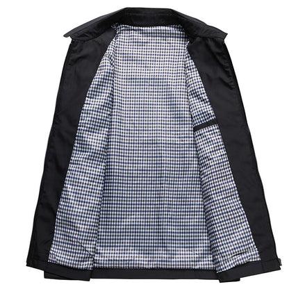 Veste Coupe-Vent Légère Zippée pour Homme | Veste d’Hiver Confortable
