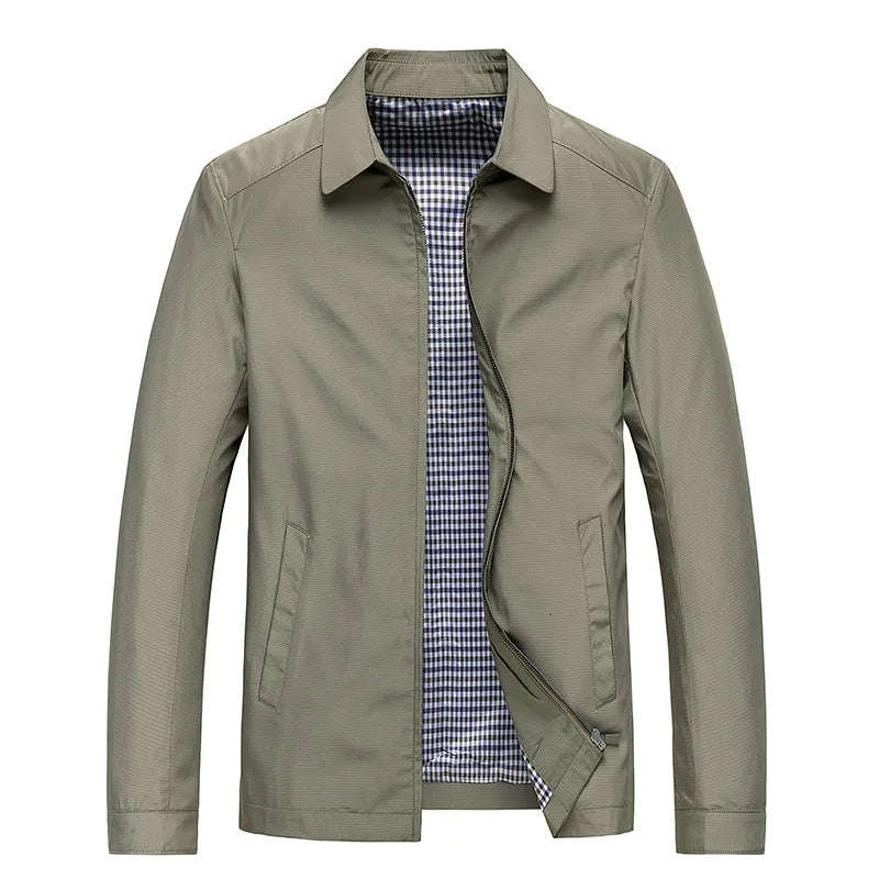 Veste Coupe-Vent Légère Zippée pour Homme | Veste d’Hiver Confortable