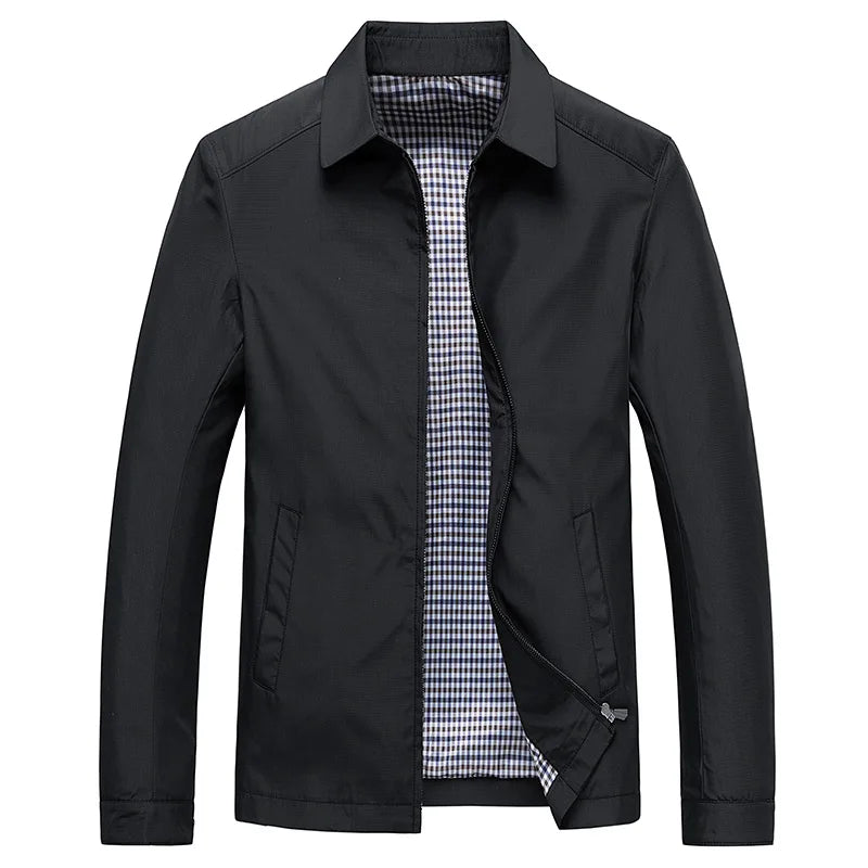 Veste Coupe-Vent Légère Zippée pour Homme | Veste d’Hiver Confortable