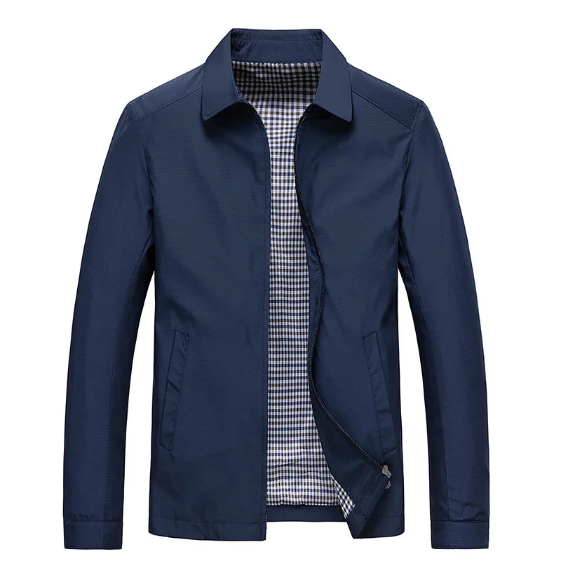Veste Coupe-Vent Légère Zippée pour Homme | Veste d’Hiver Confortable