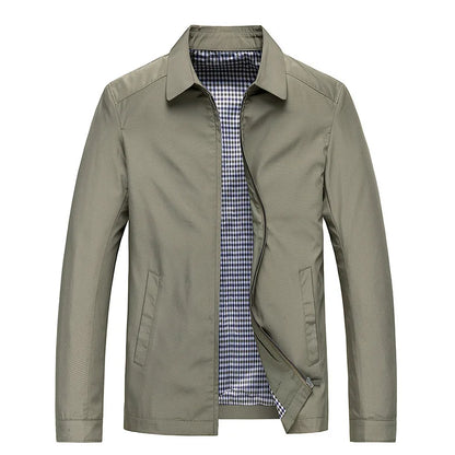 Veste Coupe-Vent Légère Zippée pour Homme | Veste d’Hiver Confortable