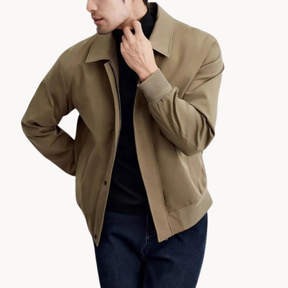 Veste Harrington Légère d’Hiver pour Homme | Veste Chaude à Coupe Ample