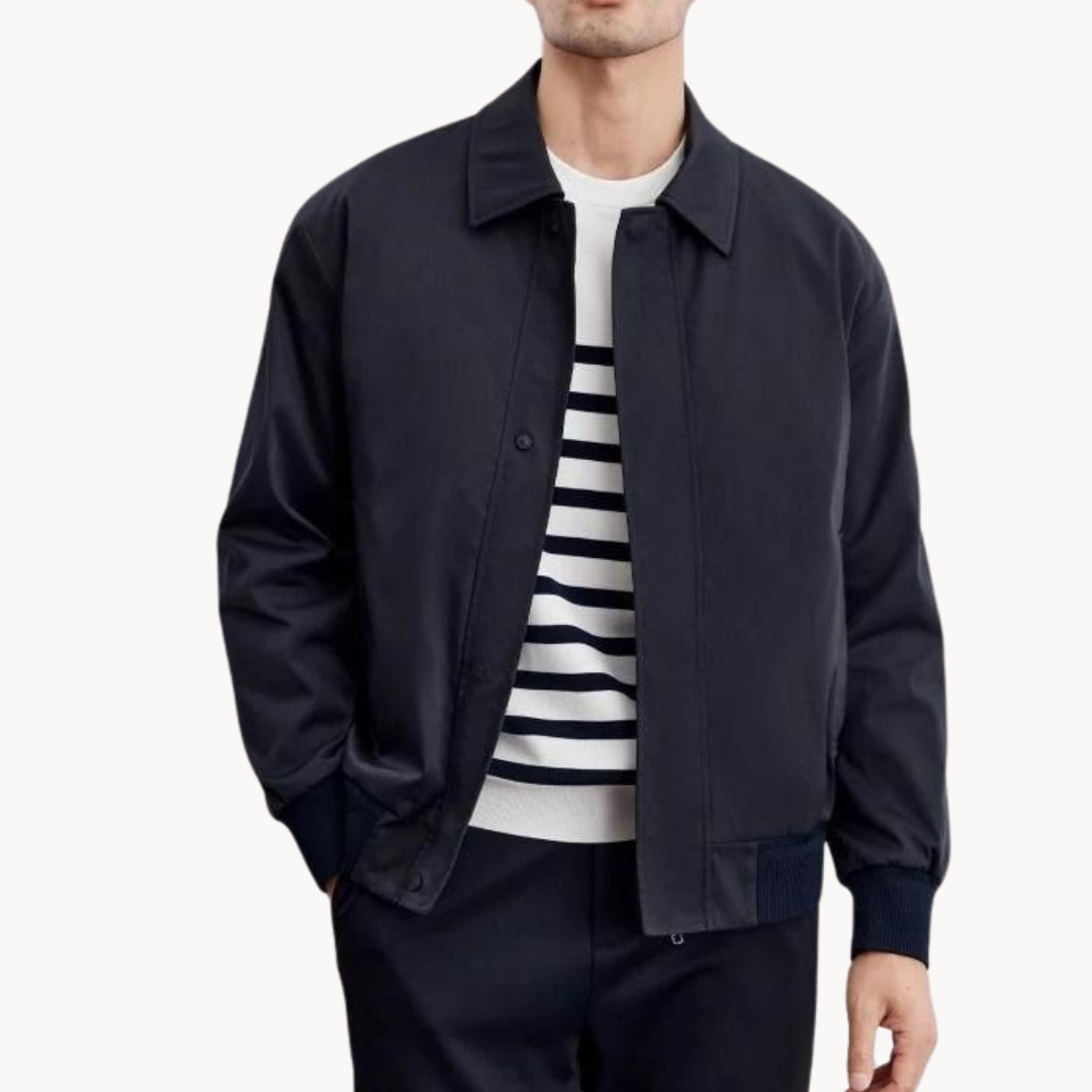 Veste Harrington Légère d’Hiver pour Homme | Veste Chaude à Coupe Ample