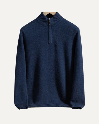 Pull d’Hiver à Demi-Zip pour Homme | Pull en Maille Chaud et Confortable