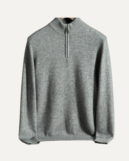 Pull d’Hiver à Demi-Zip pour Homme | Pull en Maille Chaud et Confortable