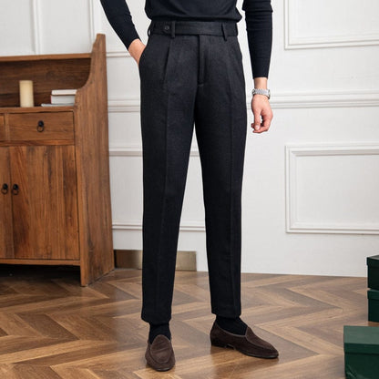 Pantalon de Costume Plissé pour Homme | Pantalon Habillé Slim Fit
