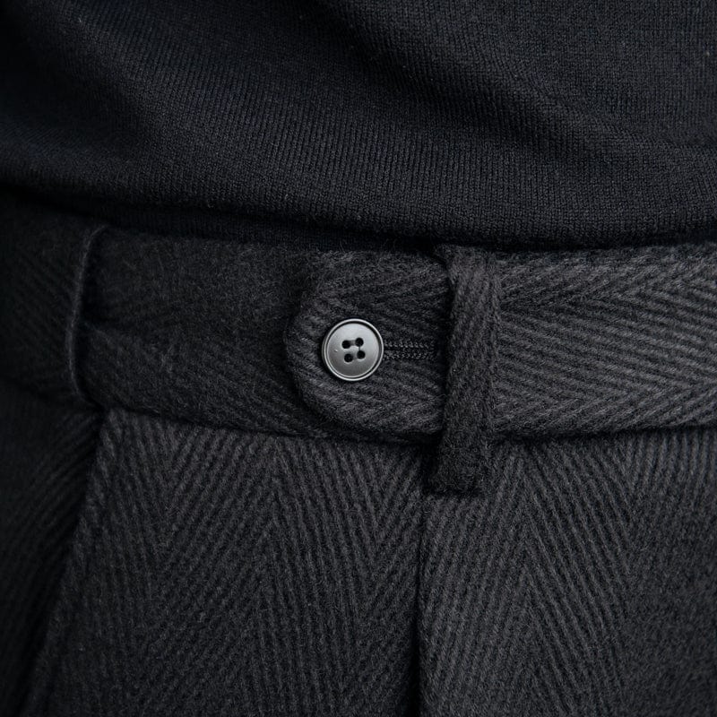Pantalon de Costume Plissé pour Homme | Pantalon Habillé Slim Fit