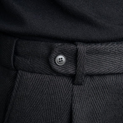 Pantalon de Costume Plissé pour Homme | Pantalon Habillé Slim Fit