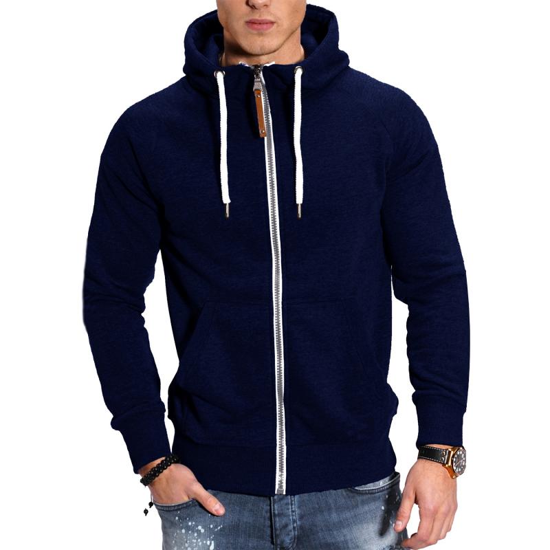 Sweat à Capuche Zippé Léger pour Homme | Sweat d’Hiver Doux et Chaleureux
